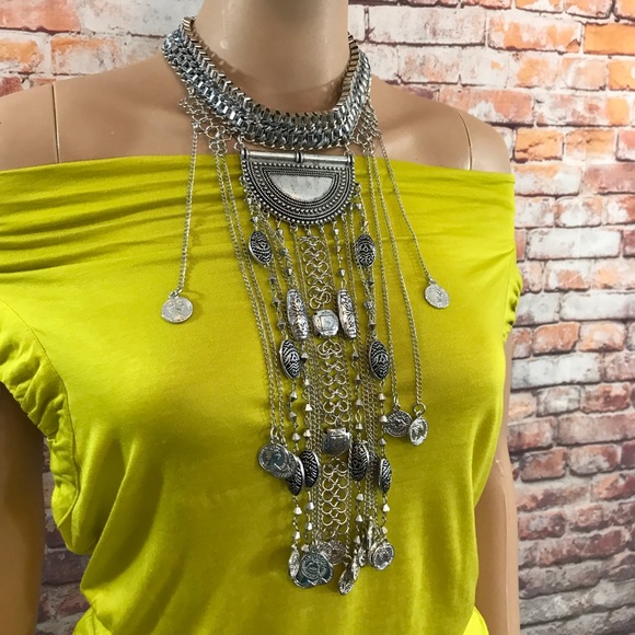 Legacy Statement Bib Bohemian Necklace - Picture 6 of 8